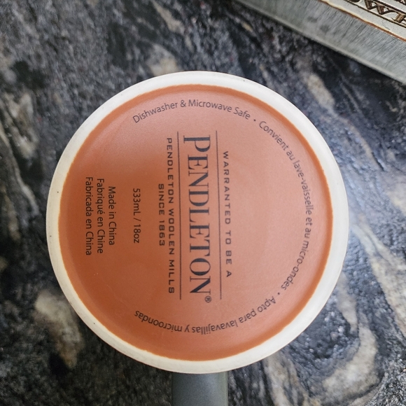 Pendleton Woolen Mills Mug National Parks Collection Hazel Creek 18 Oz Stoneware - Picture 4 of 4